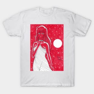 Red Sun Girl T-Shirt